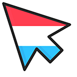 Luxembourg Flag Arrow Cursor