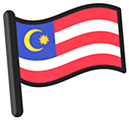 Malaysia Flag Hand Cursor