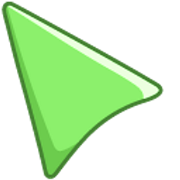 Mantis Green Arrow Cursor