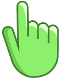 Mantis Green Hand Cursor