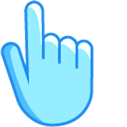 Maya Blue Hand Cursor