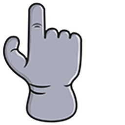 Me and the Boys Rhino Hand Cursor