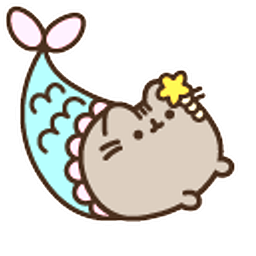 Mermaid Pusheen Arrow Cursor