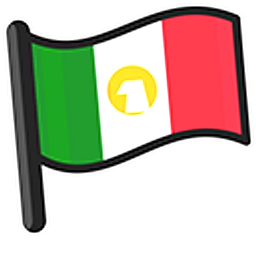 Mexico Flag Hand Cursor