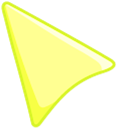 Mindaro Yellow-Green Arrow Cursor