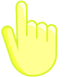 Mindaro Yellow-Green Hand Cursor