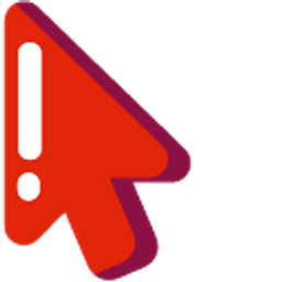 Minimal Among Us Red Character Arrow Cursor