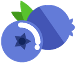 Minimal Blueberry Blue Hand Cursor