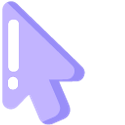 Minimal Cap Purple Arrow Cursor