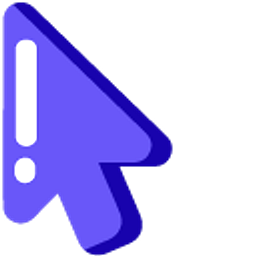 Minimal Gel Varnish Blue Arrow Cursor