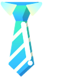 Minimal Gradient Tie Teal Green Blue Hand Cursor