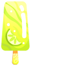 Minimal Lime Ice Cream Green Hand Cursor