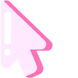 Minimal Monster High Pink Arrow Cursor