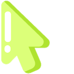 Minimal Monsters Inc Mike Wazowski Green Arrow Cursor