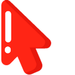 Minimal Red Kiss Arrow Cursor