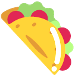 Minimal Taco Orange Hand Cursor
