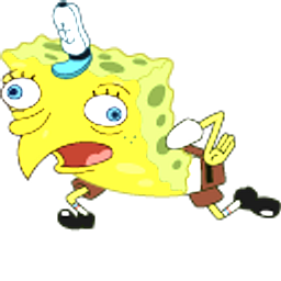 Mocking Spongebob Arrow Cursor