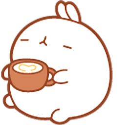 Molang and Coffee Brown White Hand Cursor