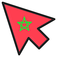Morocco Flag Arrow Cursor