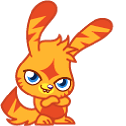 Moshi Monsters Katsuma Orange Hand Cursor