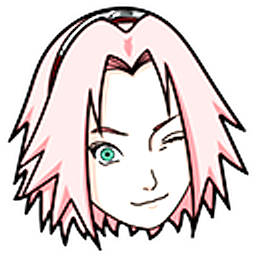 Naruto Sakura Haruno Kunai Shuriken Hand Cursor