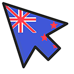 New Zealand Flag Arrow Cursor
