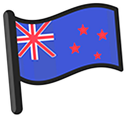 New Zealand Flag Hand Cursor