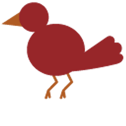 Night in the Woods Borowski's Bird Red Brown Hand Cursor