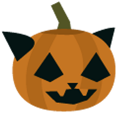 Night In The Woods Pumpkin Head Guy Orange and Black Hand Cursor