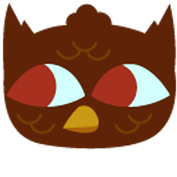Night in the Woods Telezoft Dark-Brown Owl and Mug Hand Cursor