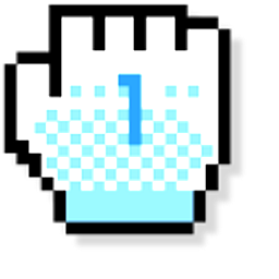 Nintendo Wii Hand Blue Hand Cursor