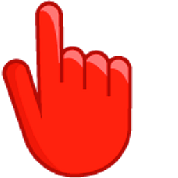 Off-Red Hand Cursor