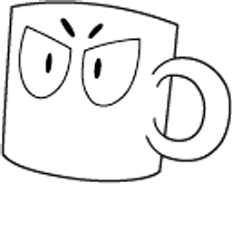 OK K.O.! Let's Be Heroes Cuppa Gray Grey Hand Cursor
