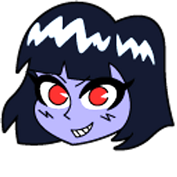 OK K.O.! Let's Be Heroes Demon Queenie Black Purple Hand Cursor