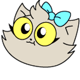 OK K.O.! Let's Be Heroes Teacup and Blue Bow Grey Hand Cursor