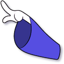 OK K.O.! Let's Be Heroes Wally the White Blue Arrow Cursor