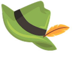 Oktoberfest Hat with Feather and Pretzel Green Arrow Cursor