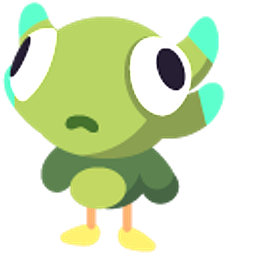 Ooblets Quabbo and Gleamy Quabbo Green Hand Cursor