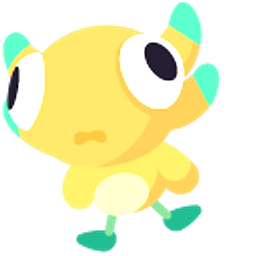 Ooblets Quabbo and Gleamy Quabbo Yellow Arrow Cursor