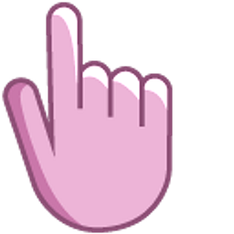 Opera Mauve Purple Hand Cursor