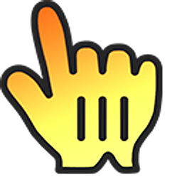 Orange Juice Gradient Hand Cursor