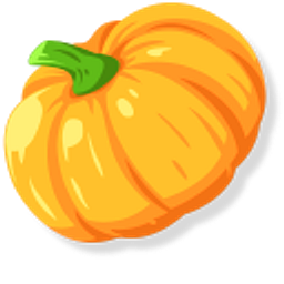 Orange Pumpkin Orange Arrow Cursor