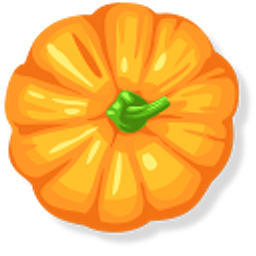 Orange Pumpkin Orange Hand Cursor