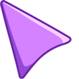 Orchid Purple Arrow Cursor