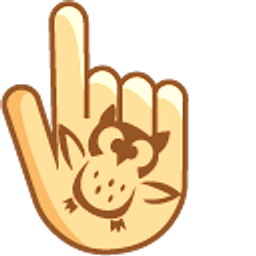 Owl on Brown Hand Cursor