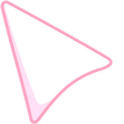 Pale Pink Arrow Cursor
