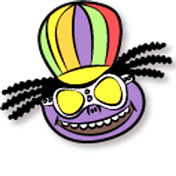 PaRappa the Rapper MC King Kong Mushi Purple Hand Cursor