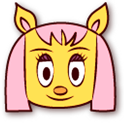 PaRappa the Rapper Paula Fox Thumbs Up Yellow Hand Cursor
