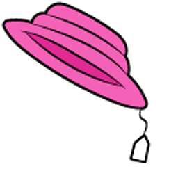 PaRappa the Rapper Sister Gon Pink Hat Arrow Cursor
