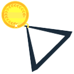 Paris Olympic Games 2024 Medals Gold Arrow Cursor